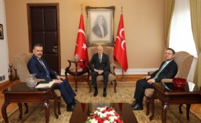 Bakan Çiftçi ve Bakan Gürlek, MHP Genel Başkanı Bahçeli’yi ziyaret etti