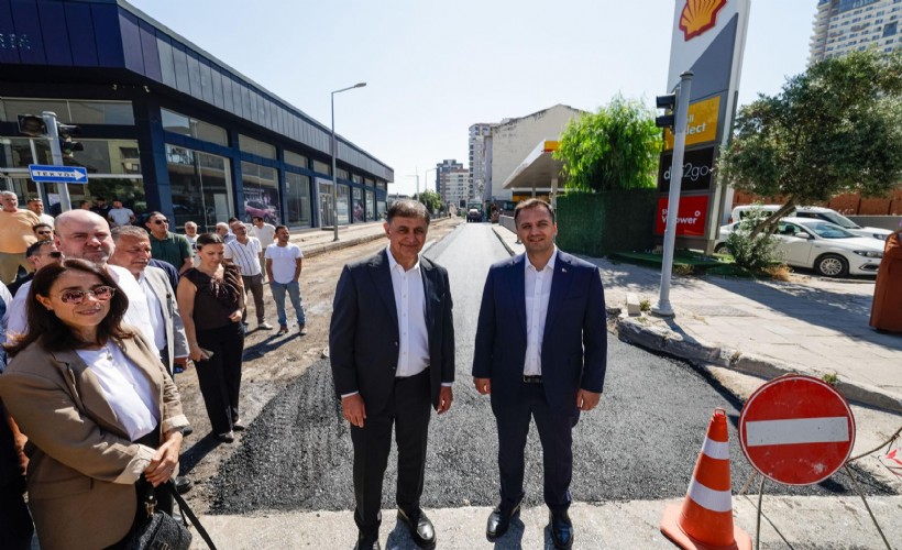Büyükşehir ile Bornova el ele verdi; Çamdibi’nin yolları yenileniyor