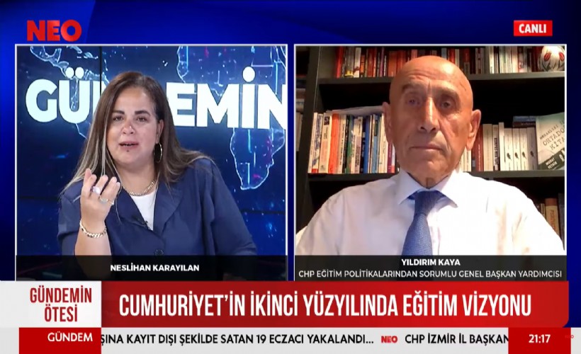 CHP'li Yıldırım Kaya NEO TV'de net konuştu: Kılıçdaroğlu ile yürüdüğümüz bu yol, aydınlık bir yoldur!