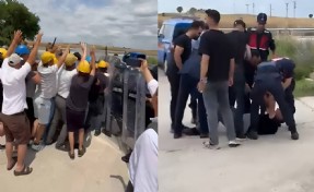 Erdoğan'a seslerini duyurmak isteyen işçilere müdahale: Sendikadan 'ambulans' çağrısı!