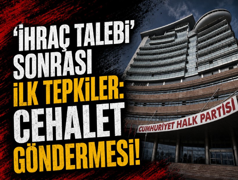 ‘İhraç talebi’ sonrası ilk tepkiler: Cehalet göndermesi!