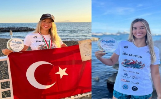 İzmirli yüzücü Eda Savcıgil'den tarihi başarı