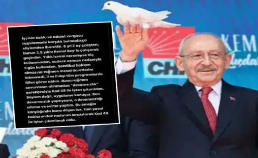 Kılıçdaroğlu’nun 'alın teri' sözlerine işten çıkarılan emekçiden yanıt: 'Söylem değil, uygulama konuşur'