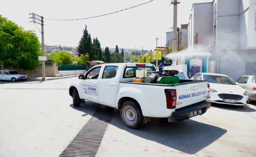 Konak’ta sivrisineklere karşı ilaçlama seferberliği