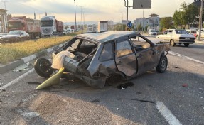 Kütahya’da feci kaza; 1 ölü, 2 yaralı