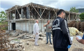 Kütahya’da inşaatta iskele çöktü: 2 işçi hayatını kaybetti!