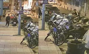 Motosiklet hırsızlığı şüphelisi 120 güvenlik kamerası incelenerek yakalandı