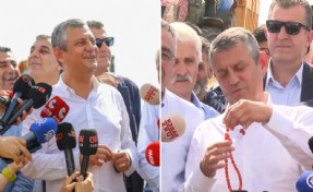 Özgür Özel'e Diyarbakır'da yoğun ilgi: 'Güne Demirtaş'ın selamıyla başladı! Tespih diyaloğu dikkar çekti