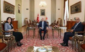 TBMM'de süreç görüşmesi: Numan Kurtulmuş, İmralı heyetini kabul etti
