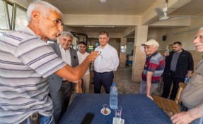 Tugay Küçük Menderes turunda; Hizmet rotasını en uzak ilçeden çizdi