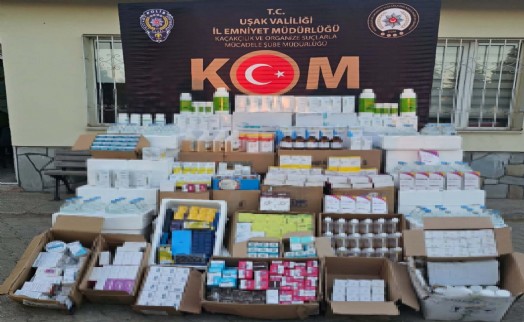 Uşak’ta kaçak hayvan ilacı operasyonu