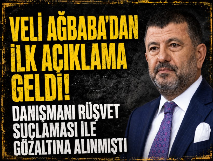 Veli Ağbaba'dan ilk açıklama geldi! Danışmanı rüşvet suçlaması ile gözaltına alınmıştı