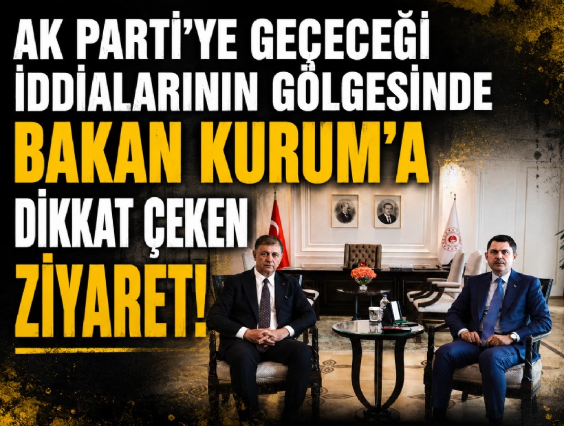 AK Parti'te geçeceği iddialarının gölgesinde Tugay’dan Bakan Kurum'a dikkat çeken ziyaret