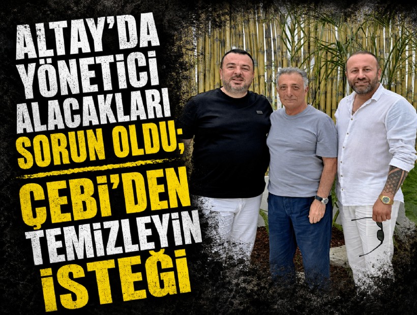 Altay'da yönetici alacakları sorun oldu; Çebi'den temizleyin isteği