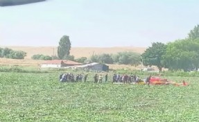 Ankara'da eğitim helikopteri düştü: 1 can kaybı!