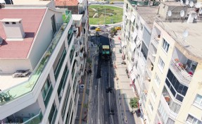 Balçova Ata Caddesi tamamen yenileniyor
