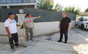 Başkan Çiçek çalışmaları inceledi