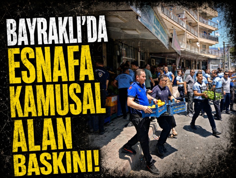 Bayraklı’da kamusal alan işgallerine ortak denetim