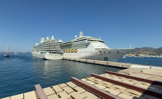 Bodrum'a denizden 3 bin 309 turist geldi