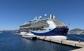 Bodrum’a denizden 1819 turist geldi