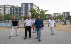 Bornova’da Doğanlar için hizmet seferberliği! Başkan Eşki sorunları yerinde çözüyor