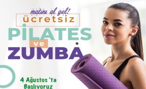 Buca Arena’da ücretsiz pilates ve zumba dersleri başlıyor