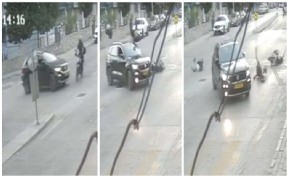 Buca’da dehşet anları: Motosikletliye çarpıp kaçtı!