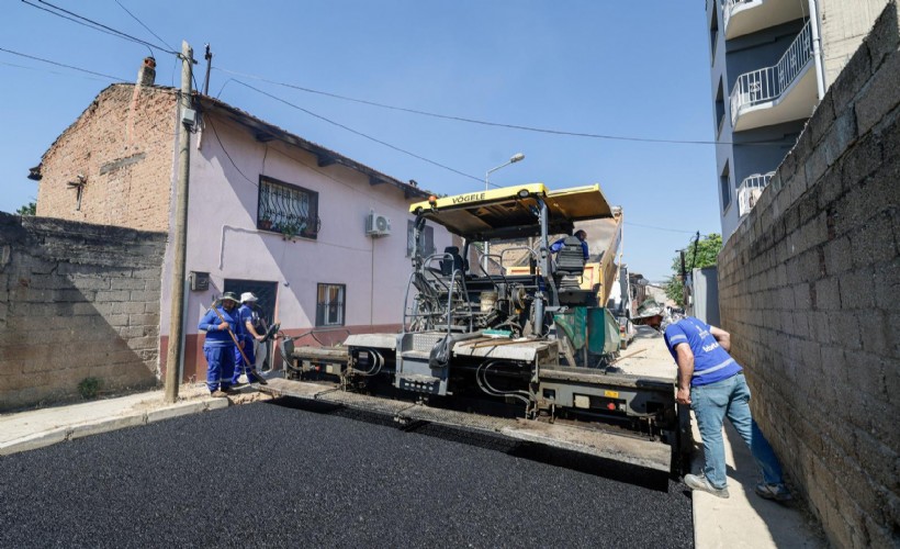 Büyükşehir’den Küçük Menderes’te asfalt hamlesi
