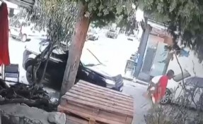 Cipin çarptığı yaya öldü; kaza kamerada