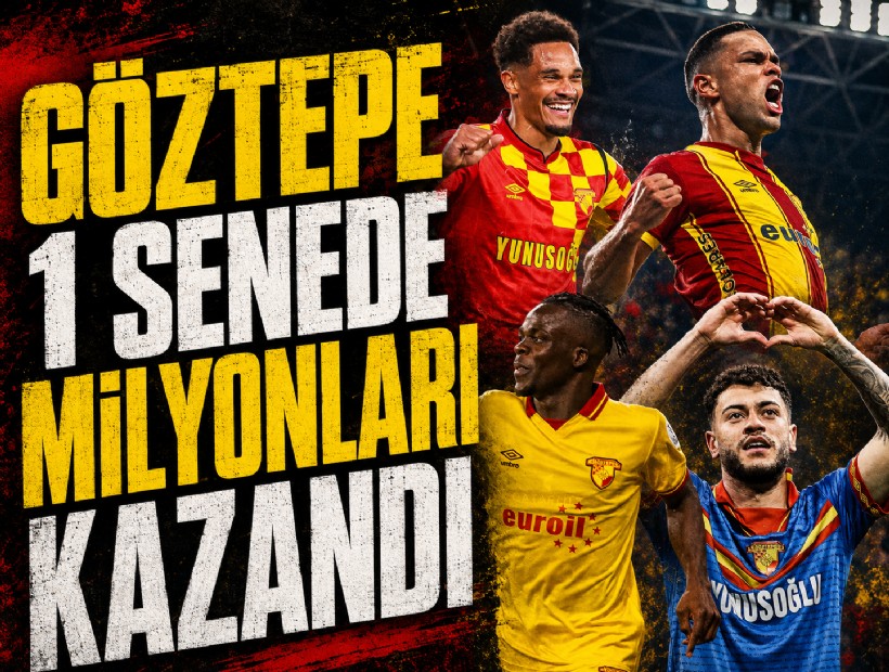 Göztepe 1 senede milyonları kazandı