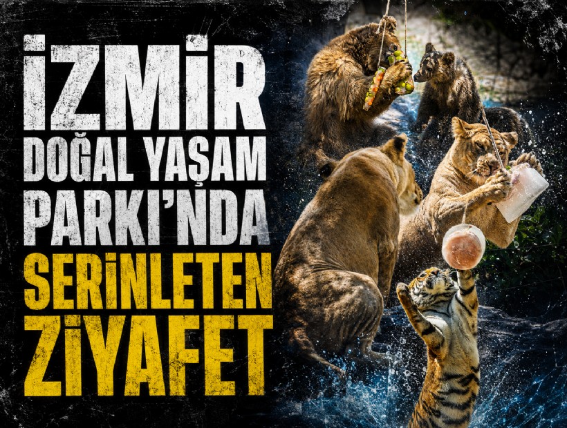 İzmir Doğal Yaşam Parkı'nda serinleten ziyafet