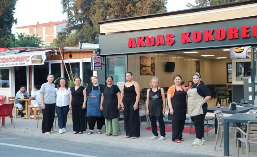 Kadın esnaf sokağı örnek oluyor
