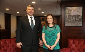 Kaf-Kaf'tan belediyeye ziyaret ve salon zirvesi!