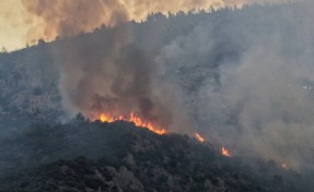 Kaş'taki orman yangını ikinci gününde: Havadan ve karadan müdahale sürüyor