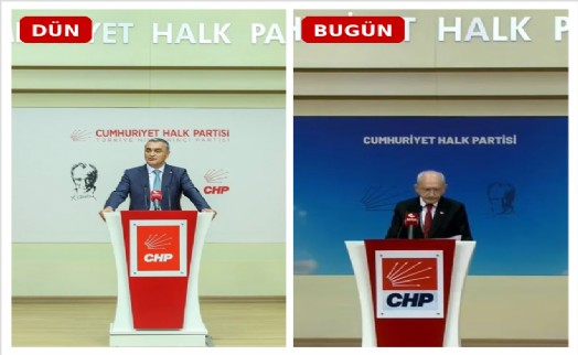 Kılıçdaroğlu Genel Merkez'de konuştu 'Türkiye’nin birinci partisi' yazısı kaldırıldı!