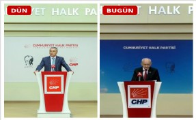 Kılıçdaroğlu Genel Merkez'de konuştu 'Türkiye’nin birinci partisi' yazısı kaldırıldı!