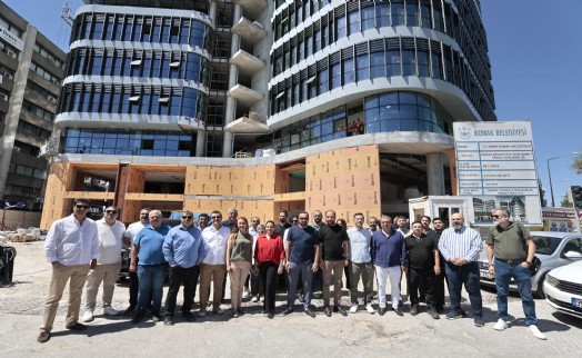 Konak’ın yeni hizmet binasında sona yaklaşıldı