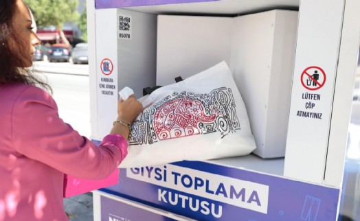 Konaklıların eski giysileri çöpe değil geri dönüşüme gidiyor