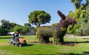 Kültürpark'a eşek, ayı ve köpek figürü