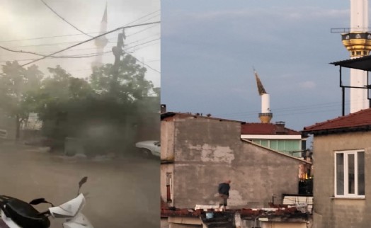 Manisa’da sağanak ve fırtına etkili oldu