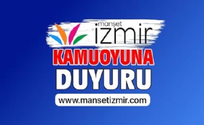 Manşet İzmir’den kamuoyu duyurusu: Resmi adresimiz mansetizmir.com