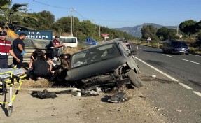Minibüs şarampole devrildi: 6 yaralı