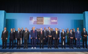 NATO'da 'aile fotoğrafı' çekildi: Erdoğan'dan 'Kısıtlamalar kaldırılmalı' mesajı
