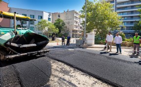 Narlıdere'de asfalt seferberliği