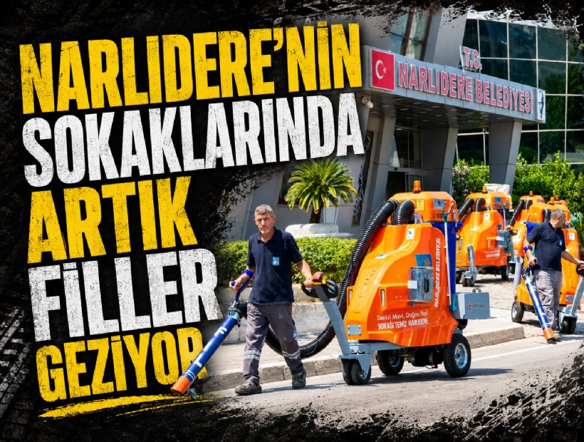 Narlıdere'nin sokaklarında artık filler geziyor