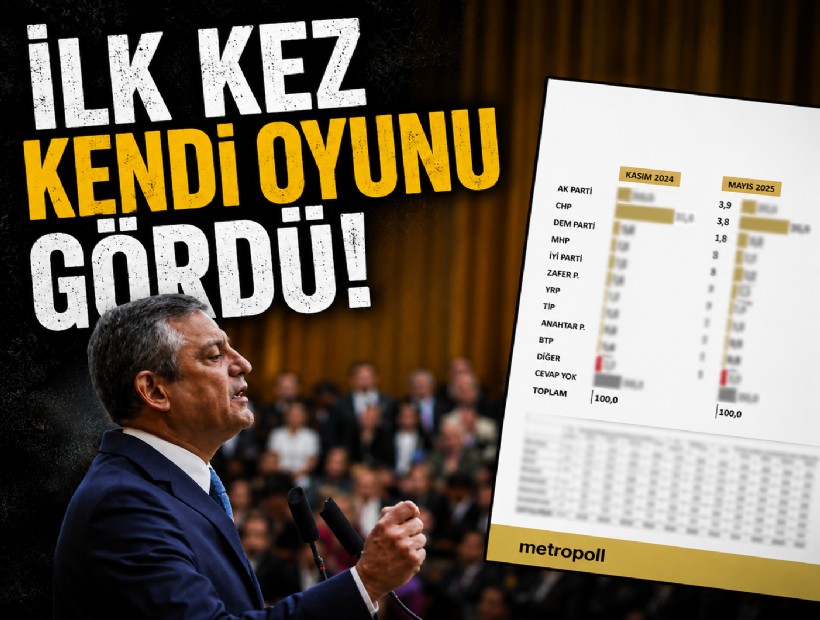 Özgür Özel ilk kez kendi oyunu gördü!