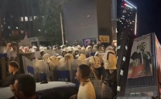 Pankart krizinin ardından polis ablukası: CHP İstanbul İl Başkanlığı'na çevik kuvvet girdi