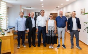Seferihisar Belediye Başkan Vekili Fuat Gümüş'ten Cemil Tugay'a ziyaret!