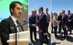 YENİ Parti lideri Özgür Özel, Hüseyin Can Güner'i ziyaret etti