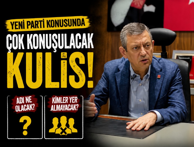 Yeni parti konusunda çok konuşulacak kulis! Adı ne olacak? Kimler yer almayacak?